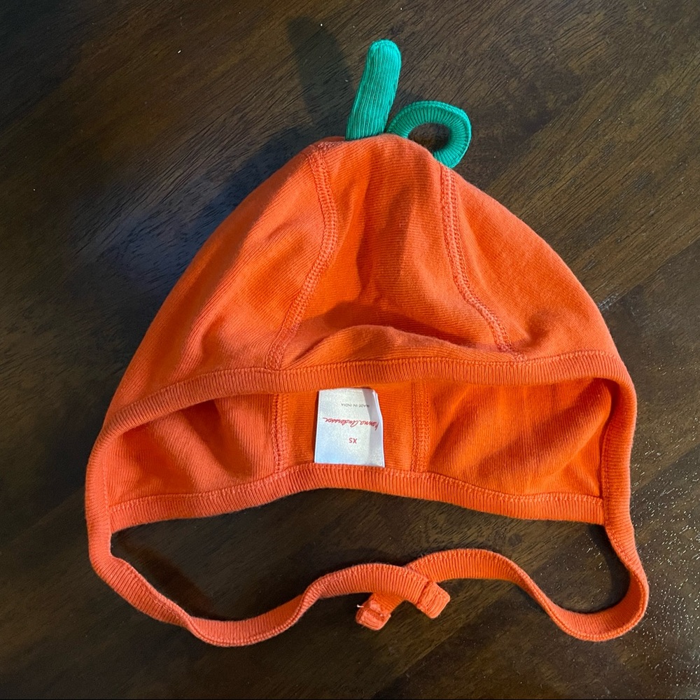 Hanna Andersson Halloween Pumpkin Pilot Cap